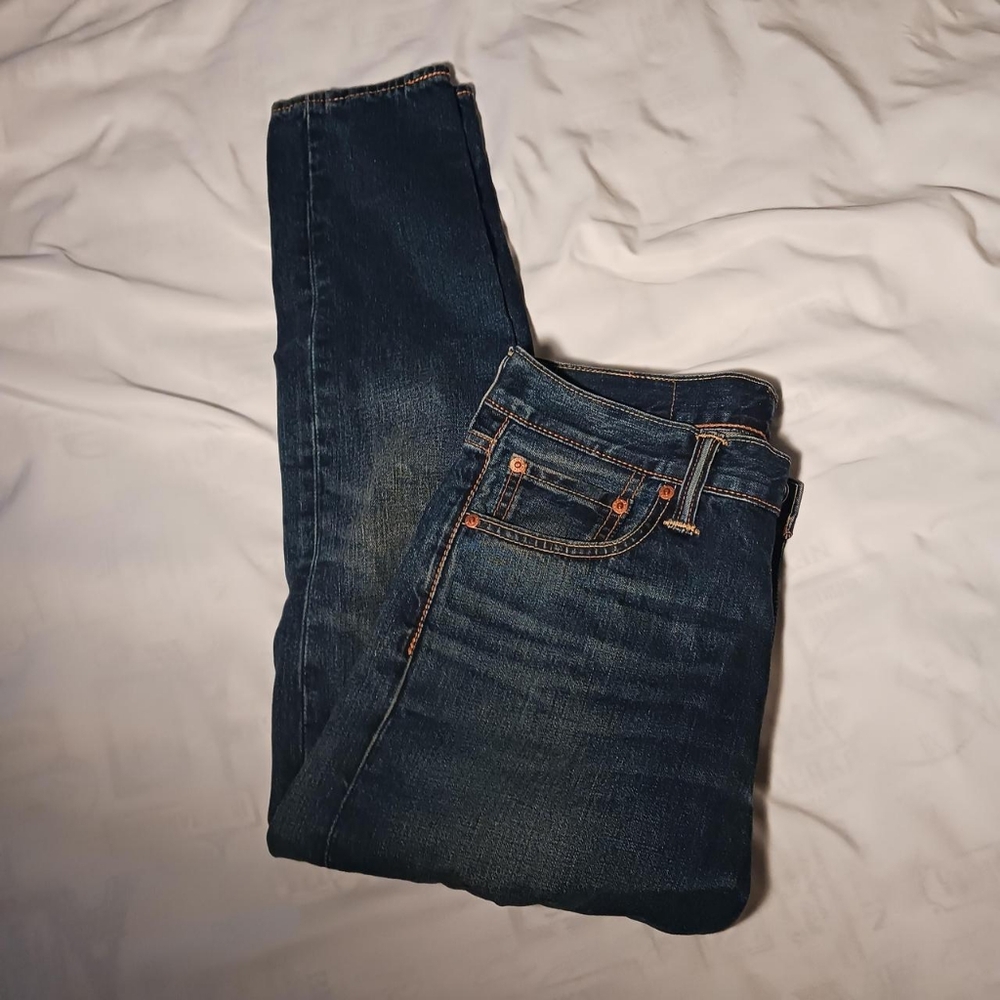 512 Levi Strauss Slim Tapered Blue Jeans